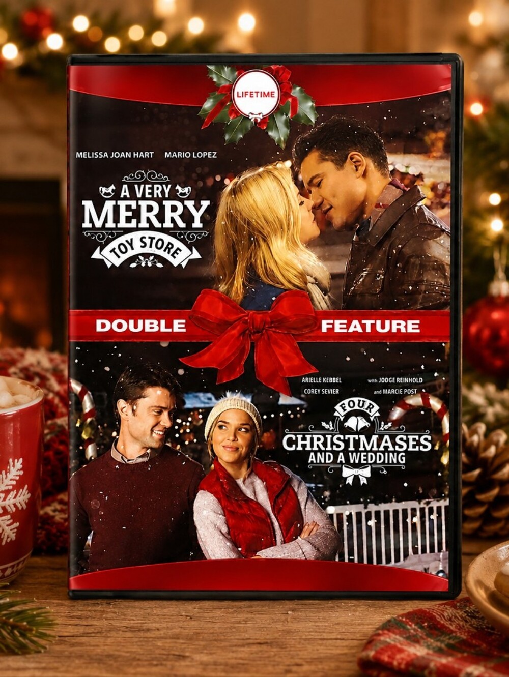 Lifetime Christmas Double Feature DVD Melissa Joan Hart Mario Lopez Tested
